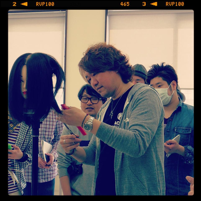 楽しく笑顔でチョキチョキ、マジ最高♪