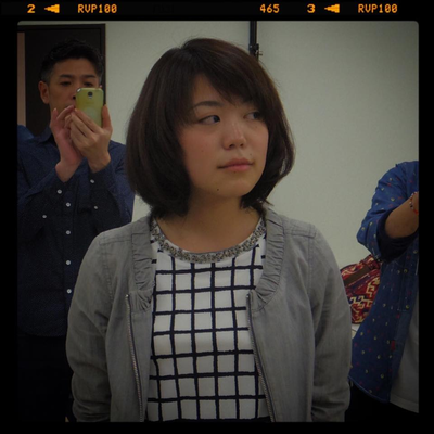 楽しく笑顔でチョキチョキ、マジ最高♪