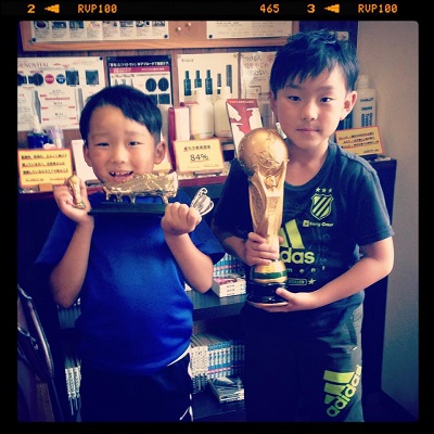 サッカー少年が集まっちゃうんだな♪
