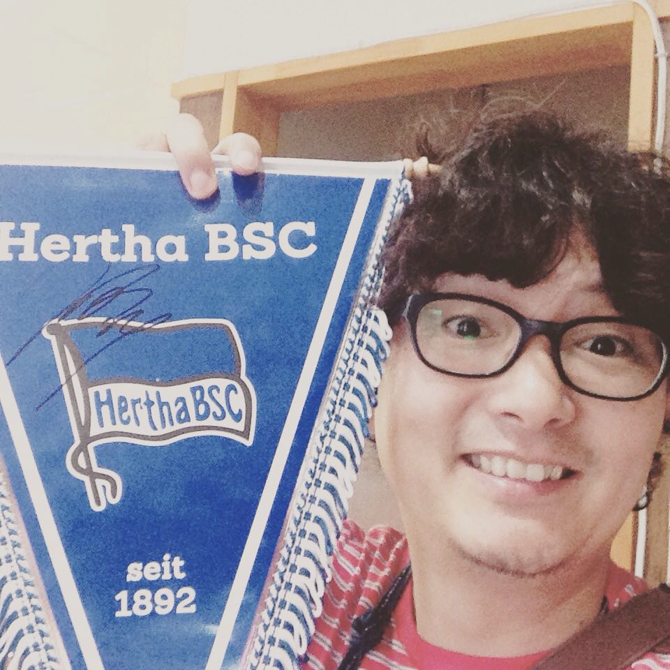 サイン入りペナント